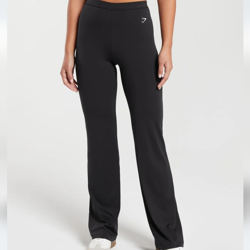 Gymshark Black High-Rise Flared Leggings